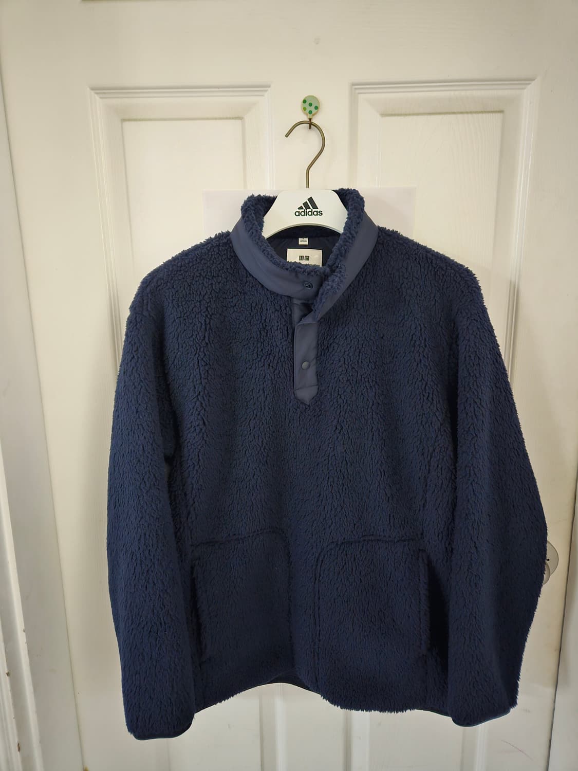 유니클로 화이트 마운티니어링 풀오버 네이비 M 상품이미지1