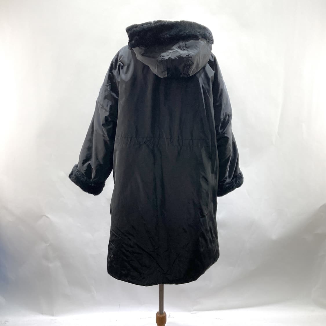 Core a 여성 리버시블 롱코트 퍼 블랙 88  상품이미지3