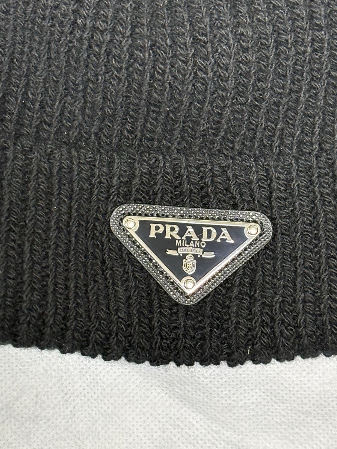 프라다 블랙 니트 비니 M사이즈 / 2HC426 3IM F0002 03 상품이미지5