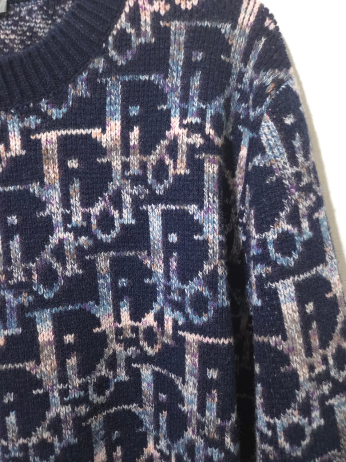 [새상품급] 디올 오블리크 자카드 울 스웨터 니트 XL Size 상품이미지4