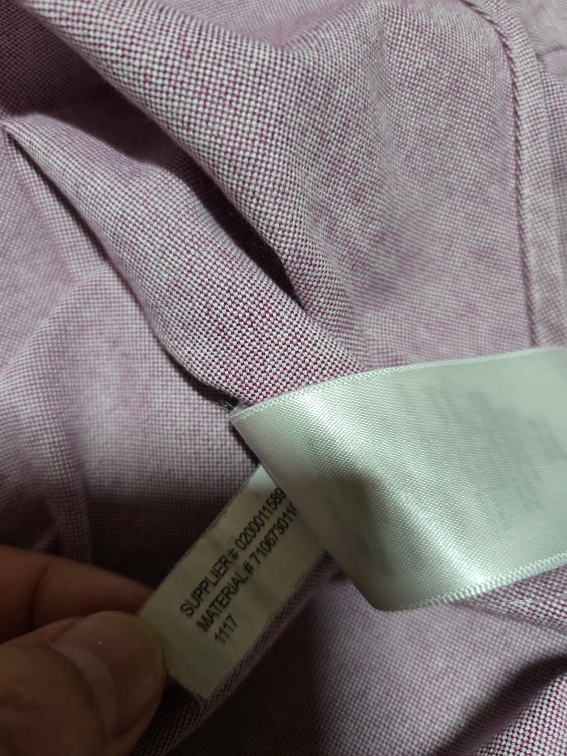 폴로 랄프로렌 남성 핑크 옥스포드 셔츠(L사이즈) 상품이미지8