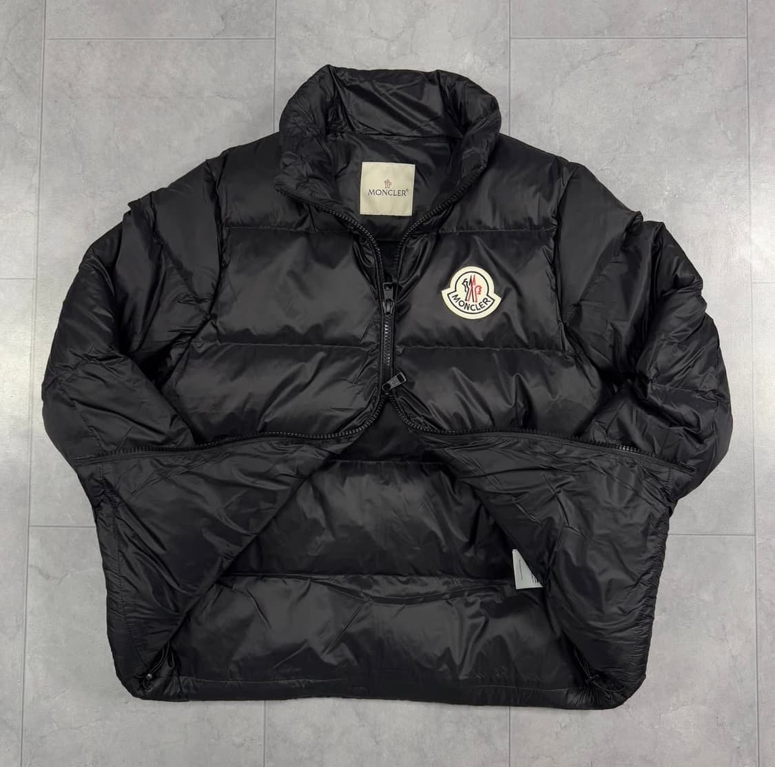 몽클레르 사탈라 쇼트 다운 자켓 블랙 상품이미지2