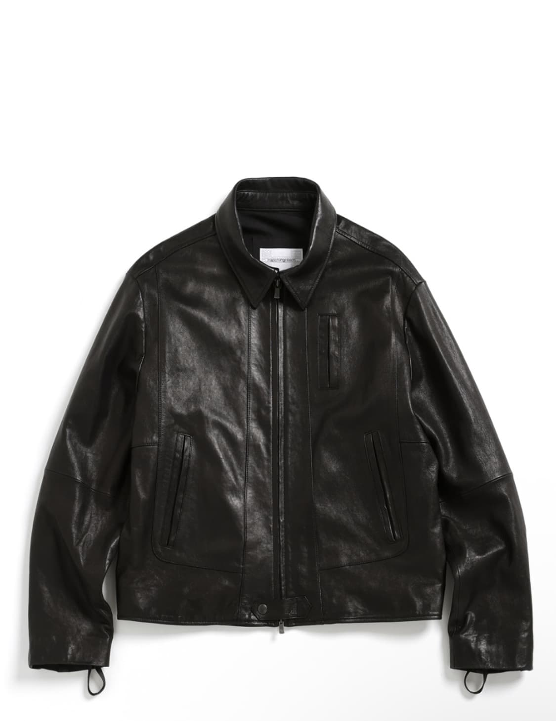 Single Rider Leather Jacket Lambs Black 상품이미지1