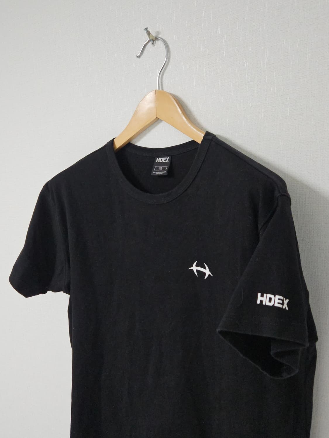 에이치덱스 HDEX 하덱스 반팔티셔츠 블랙 짐웨어 헬스 XL 상품이미지5