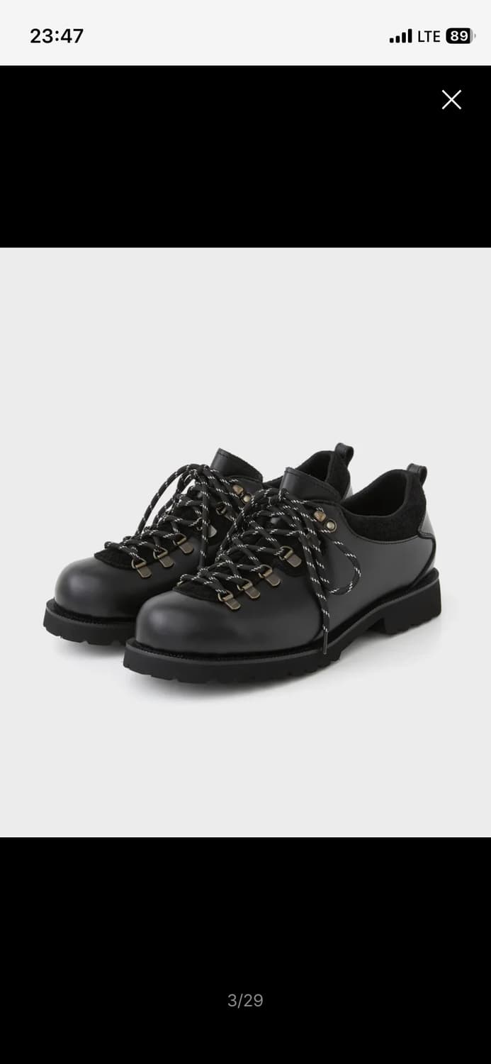 로맨틱무드 오트 마운틴 슈즈 R24M018 (오일 블랙) 상품이미지1