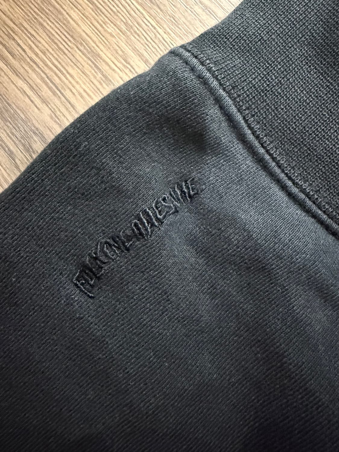 (L) 퍼킹어썸 후드 블랙 상품이미지3