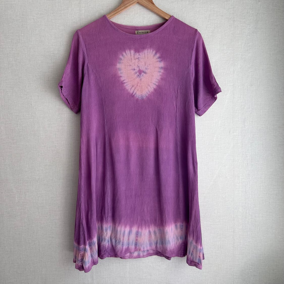 Vintage Heart Tie-dye Mini Dress 상품이미지1