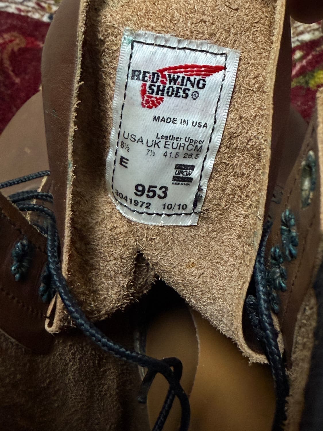 레드윙 953 부츠 8.5E 상품이미지3