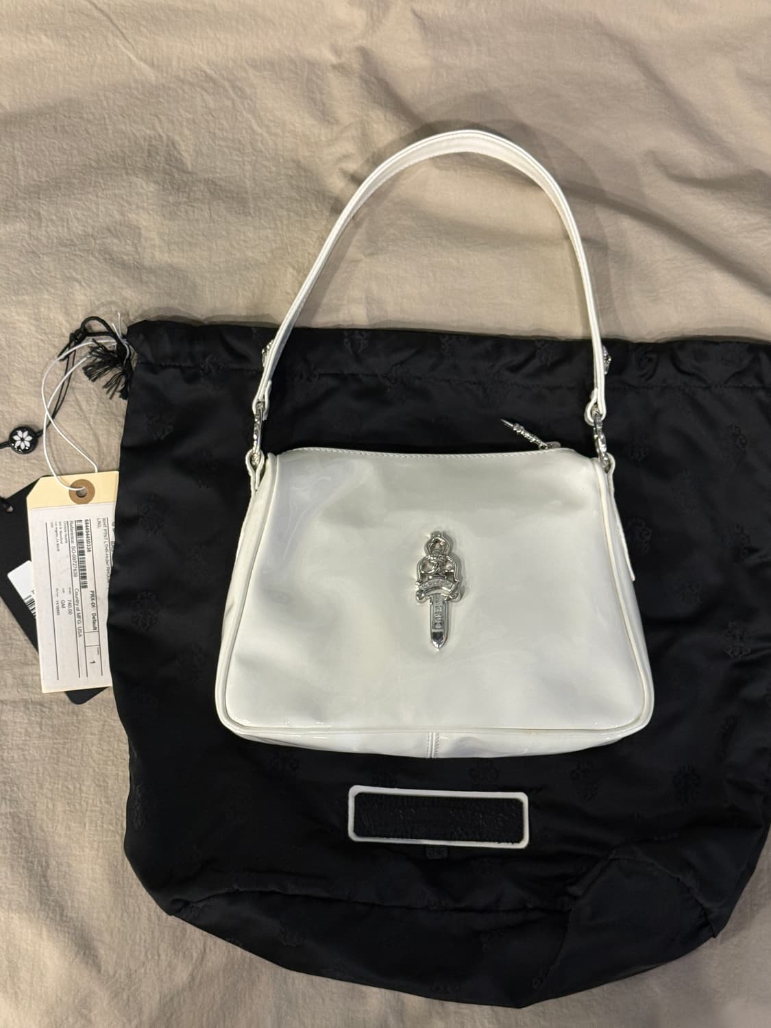 크롬하츠 가방 치킨 너겟백 화이트 상품이미지1