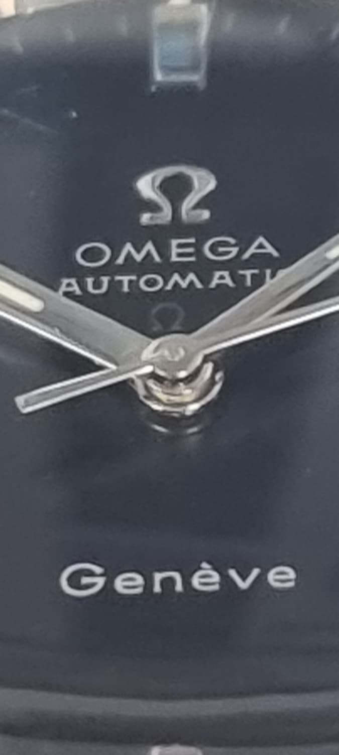 OMEGA 정품 오메가 제네브 시계 블랙다이얼 은행잎 35mm 상품이미지2