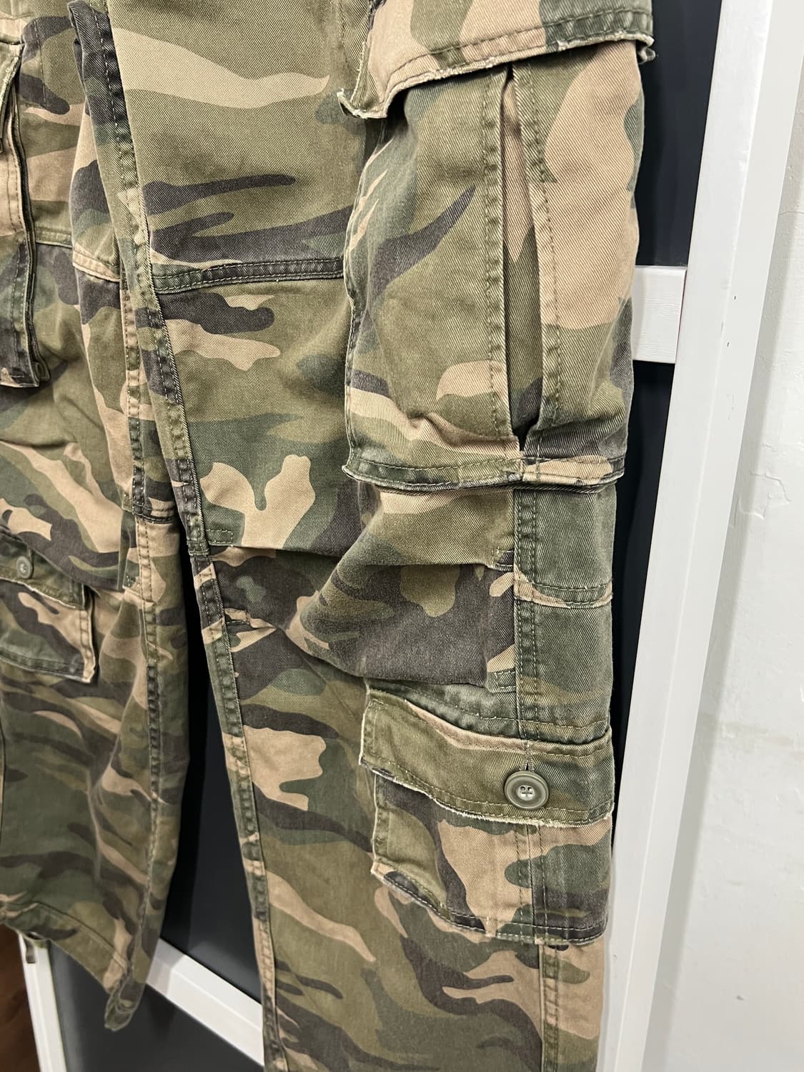 Military Vintage 멀티포켓 카모 카고 팬츠 상품이미지3