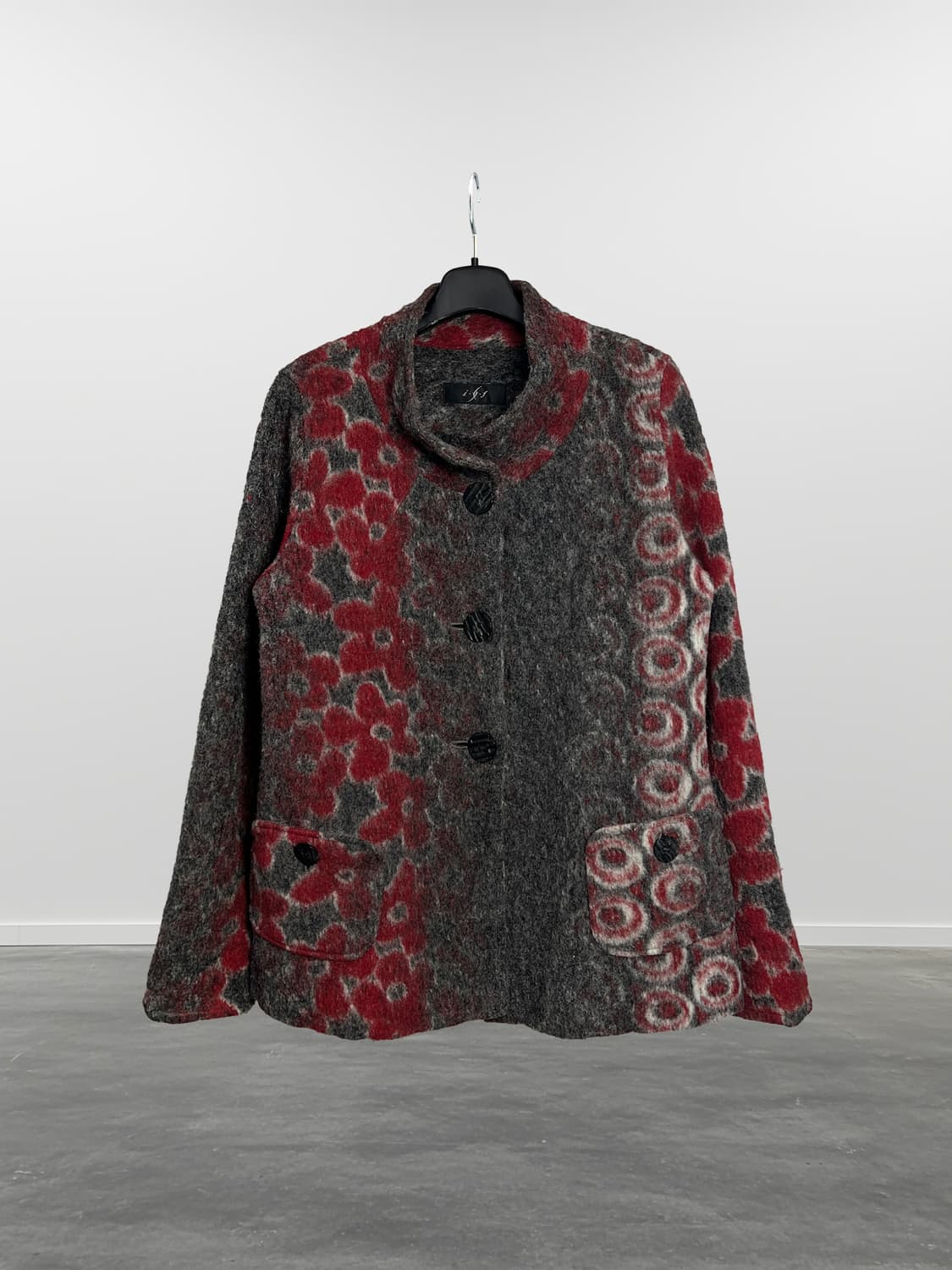 빈티지 패턴 울 자켓 상품이미지1