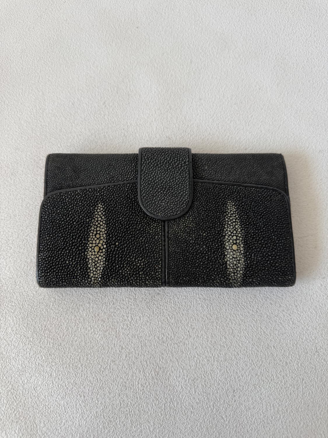 Pre owned 가오리 레더 워렛 상품이미지2