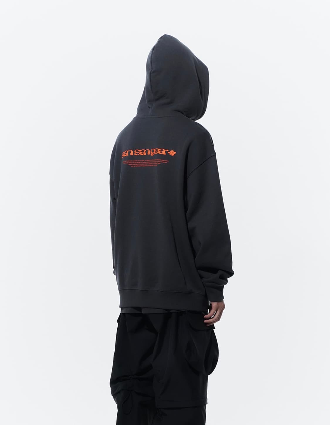 산산기어 로고 후디 차콜 - 24SS 상품이미지1