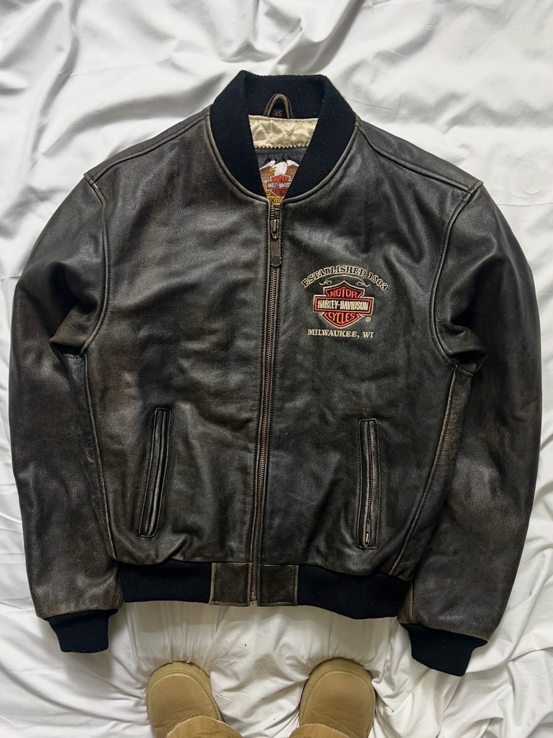 할리데이비슨 가죽 자켓 상품이미지2