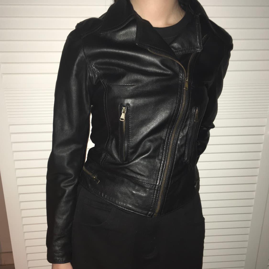 이탈리아 베지터블 램스킨 레더자켓 상품이미지1