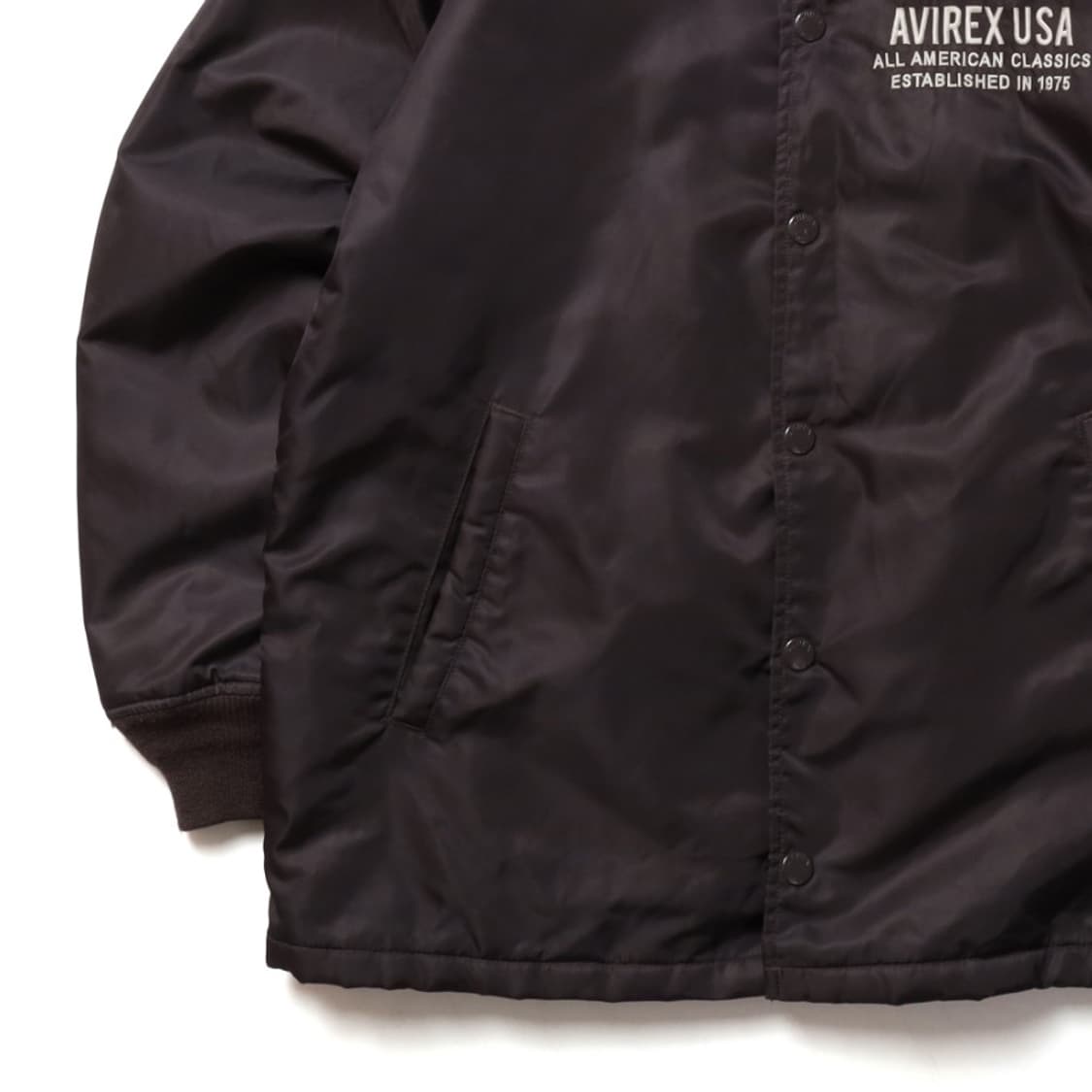 아비렉스 Avirex Logo Embroidered Coach Jacke 상품이미지4