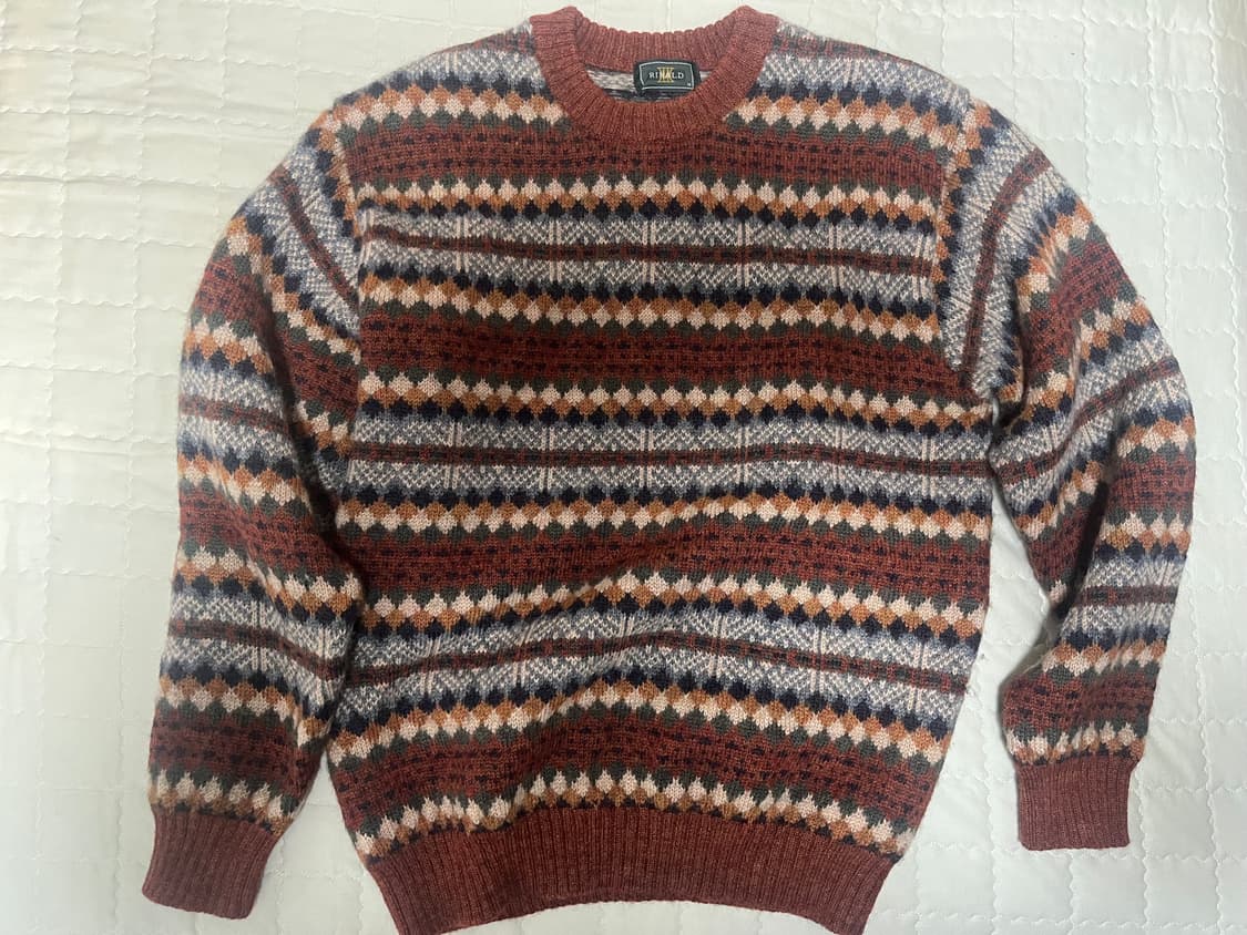 노르딕 패턴 니트 상품이미지1