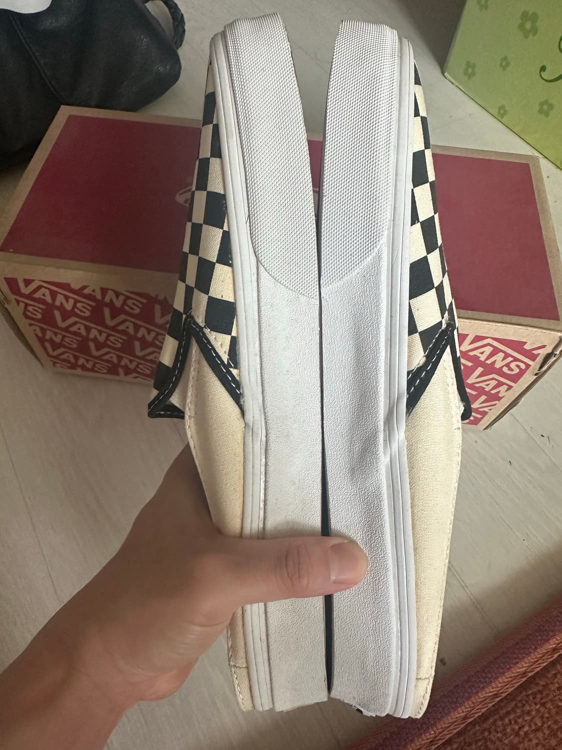 반스 슬립온 체커보드 뮬 새상품 상품이미지3