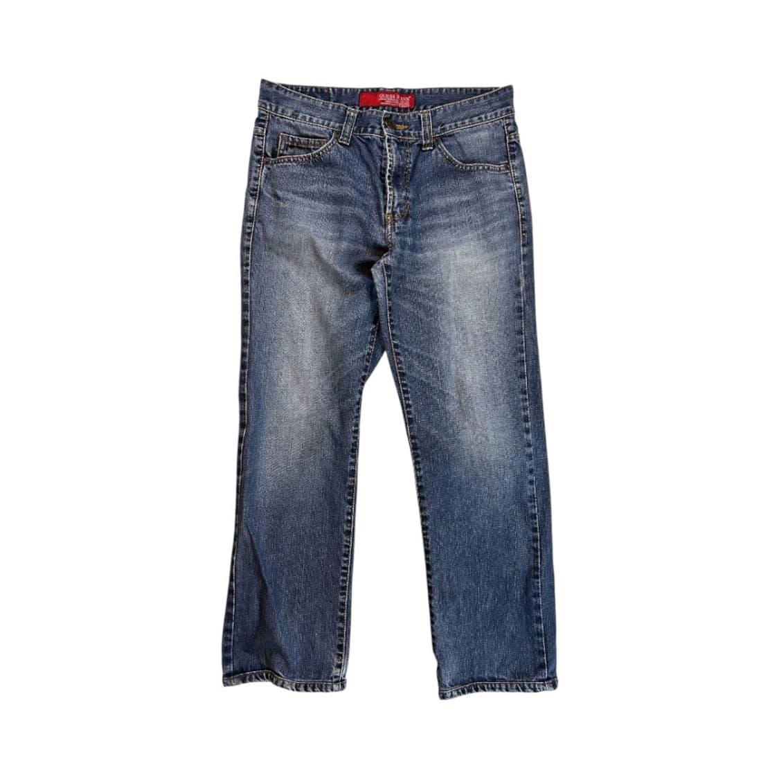 M) 게스 트라이앵글 로고 워시드 데님팬츠 BD-005 상품이미지1