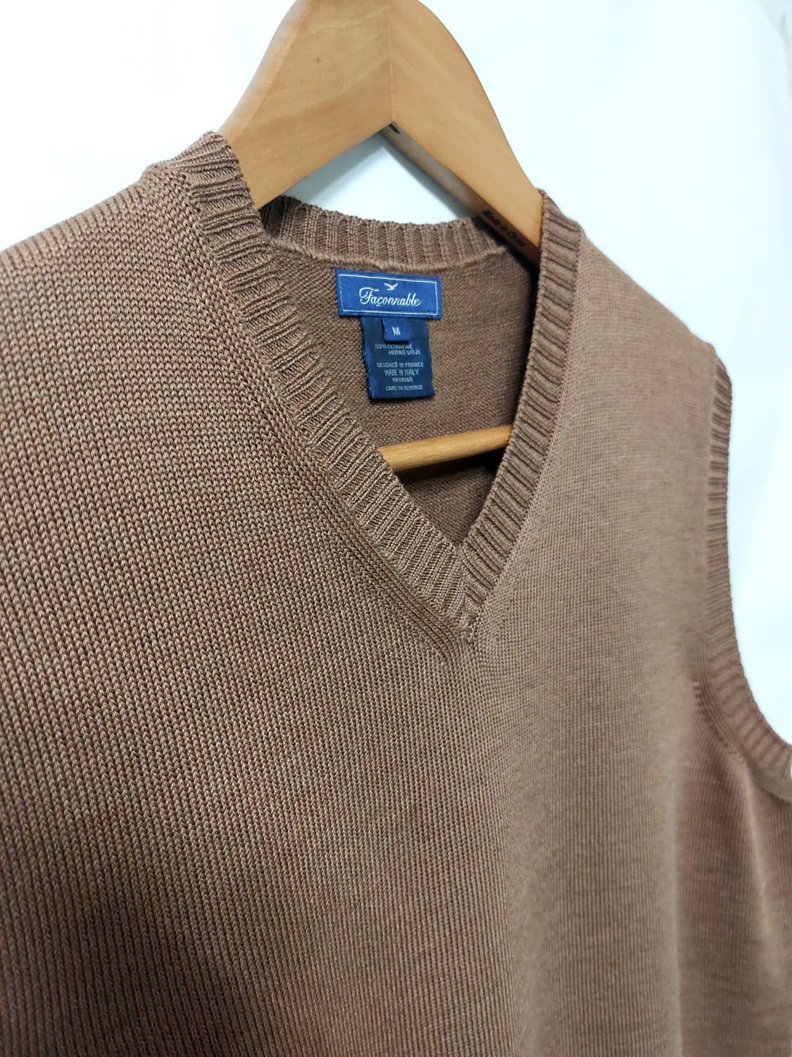 이태리 파코나블 메리노울 100% 니트 100~105 상품이미지2