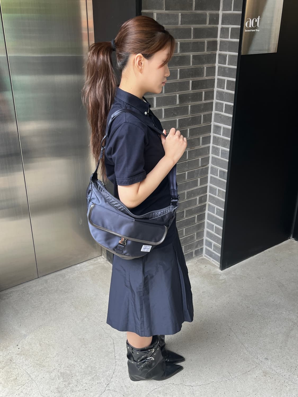 Porter 포터 호보백 네이비 상품이미지3