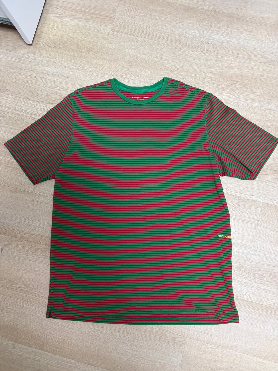 팝트레이딩컴퍼니 X 웍스아웃 반팔티 상품이미지1