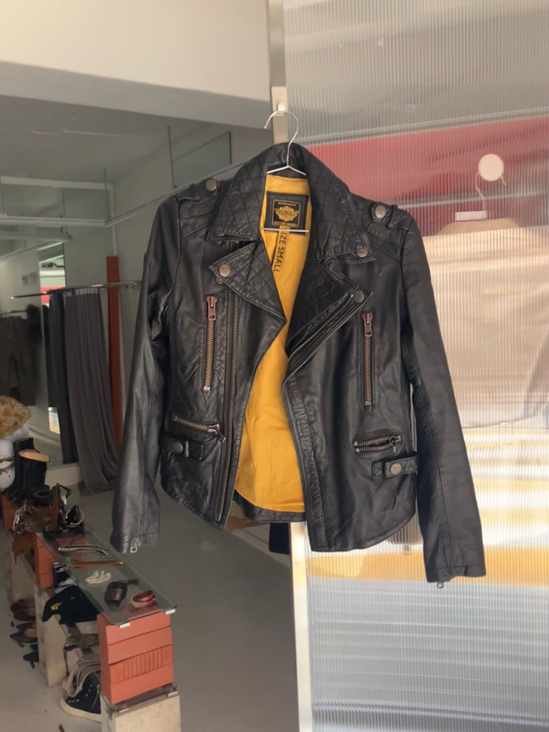 바이커 레더자켓  상품이미지2