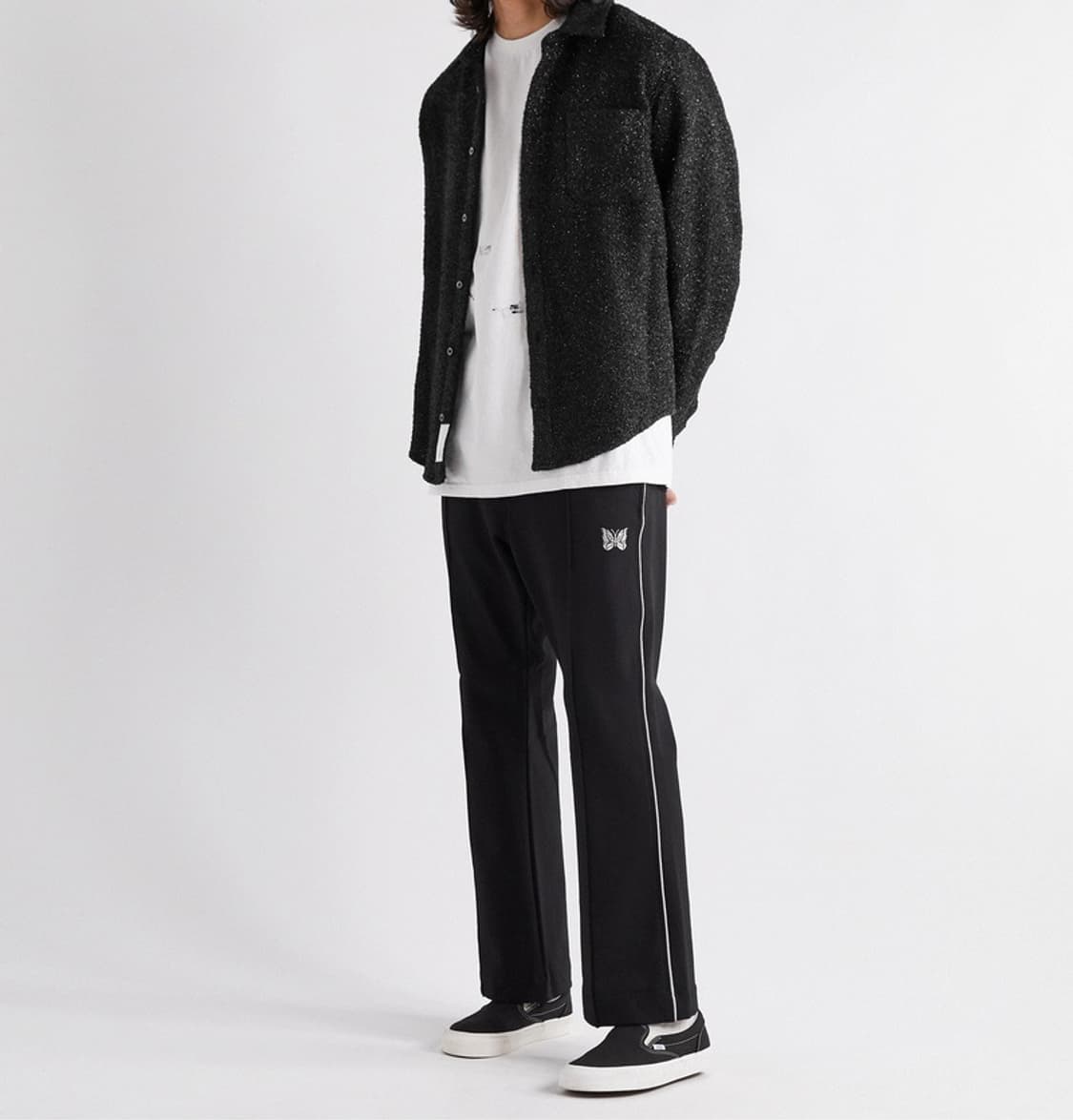 4sdesigns 트위드 오버 셔츠 상품이미지2