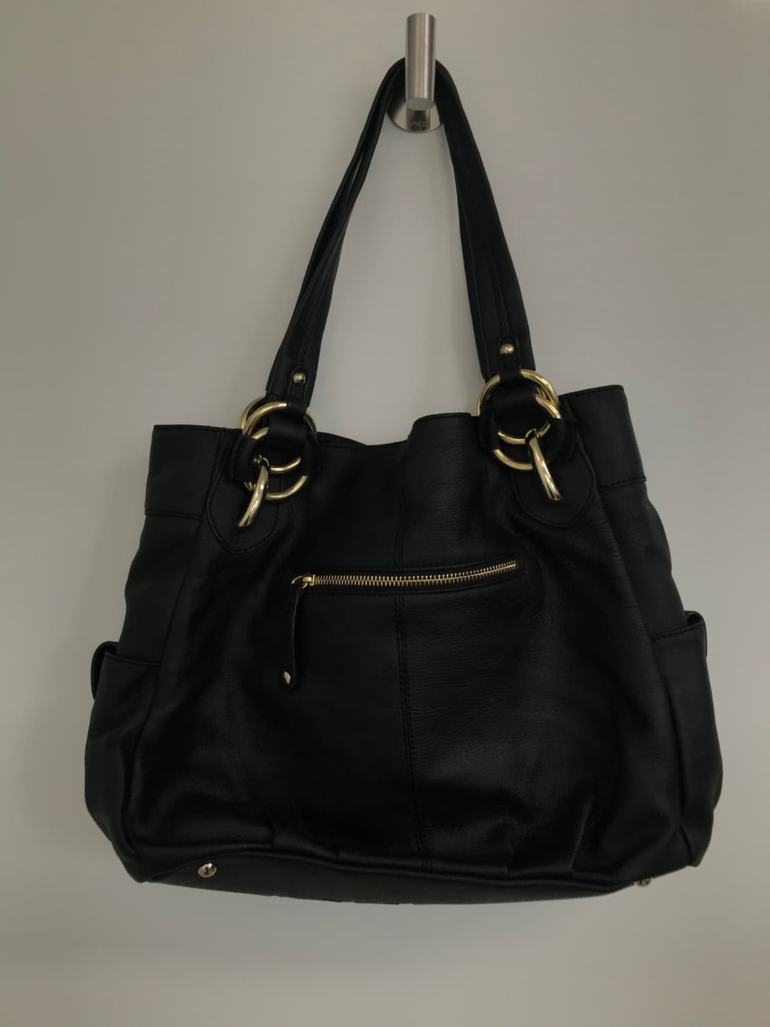 Sisley 시슬리 금장 블랙 숄더백  상품이미지4