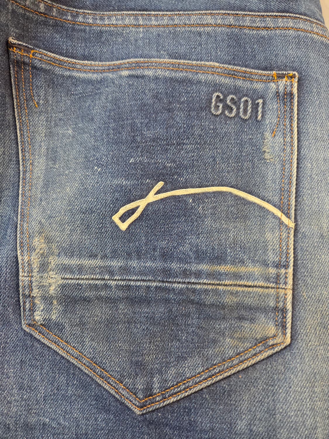 G-Star Raw 워싱 데님 청바지(W33/L32) 상품이미지6