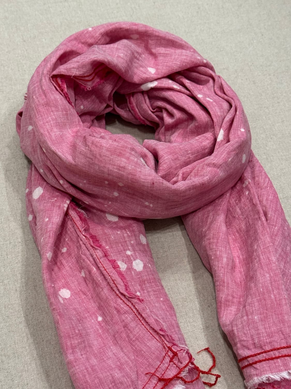 꼼데가르송 옴므 페인티드 린넨 머플러 상품이미지3