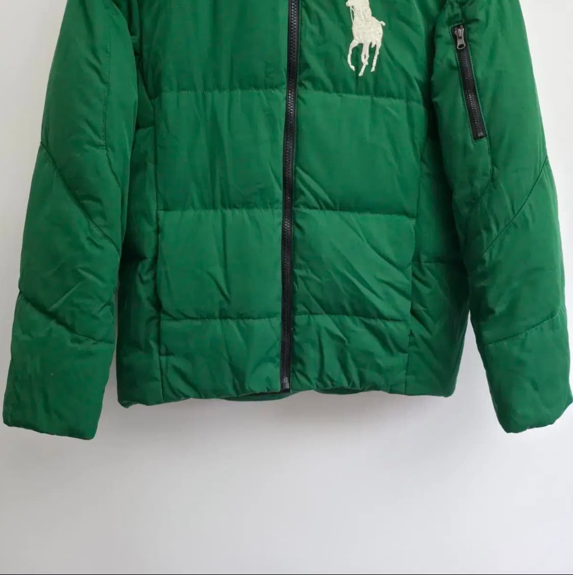 폴로 빅포니 패딩 그린 (네고가능) 상품이미지3