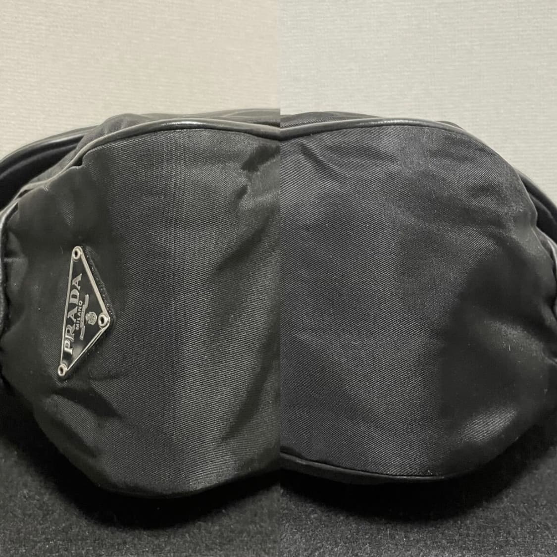 정품 프라다 빈티지 포코노 은장 사이드로고 호보백 숄더백 상품이미지5