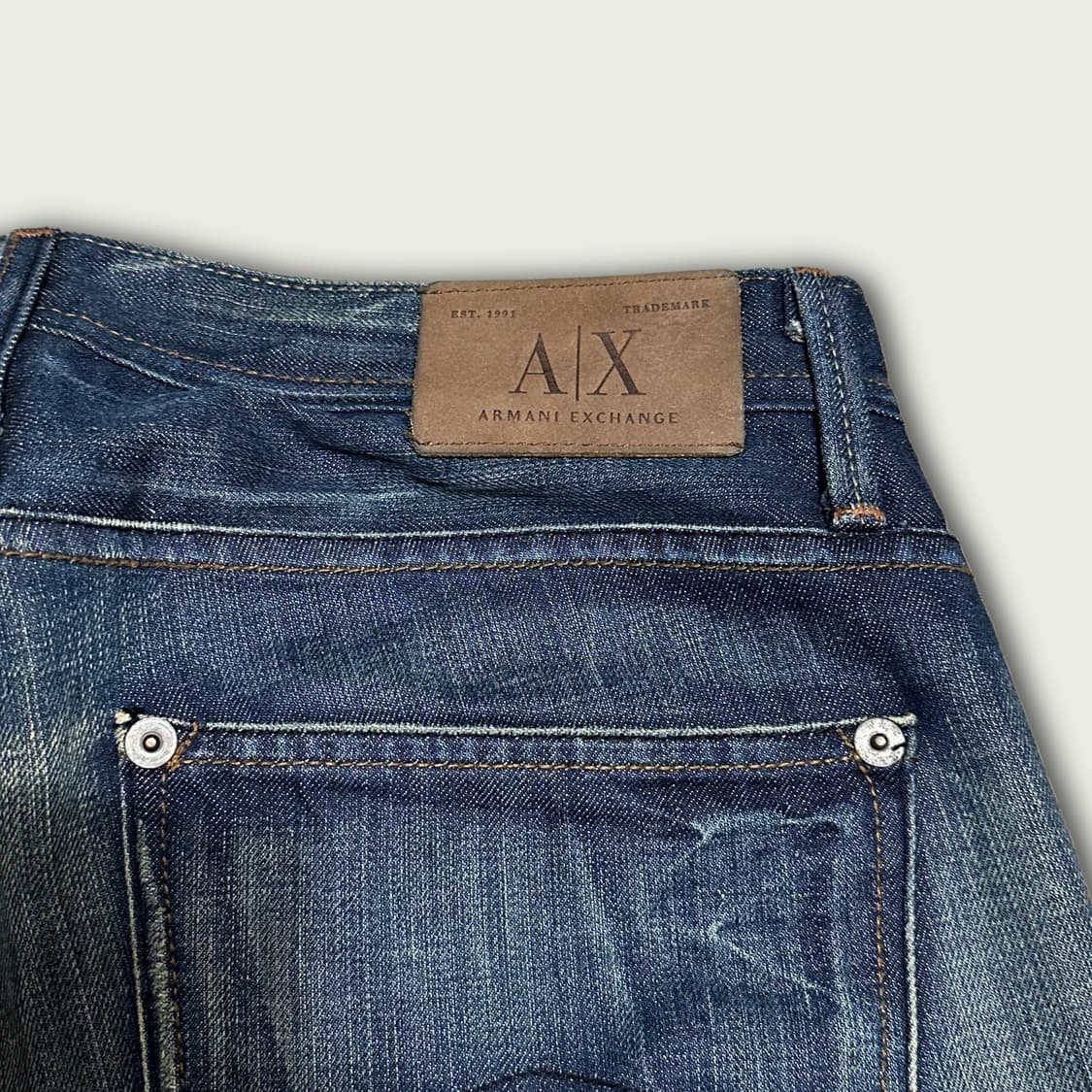 아르마니 익스체인지 워싱 데님팬츠 상품이미지8