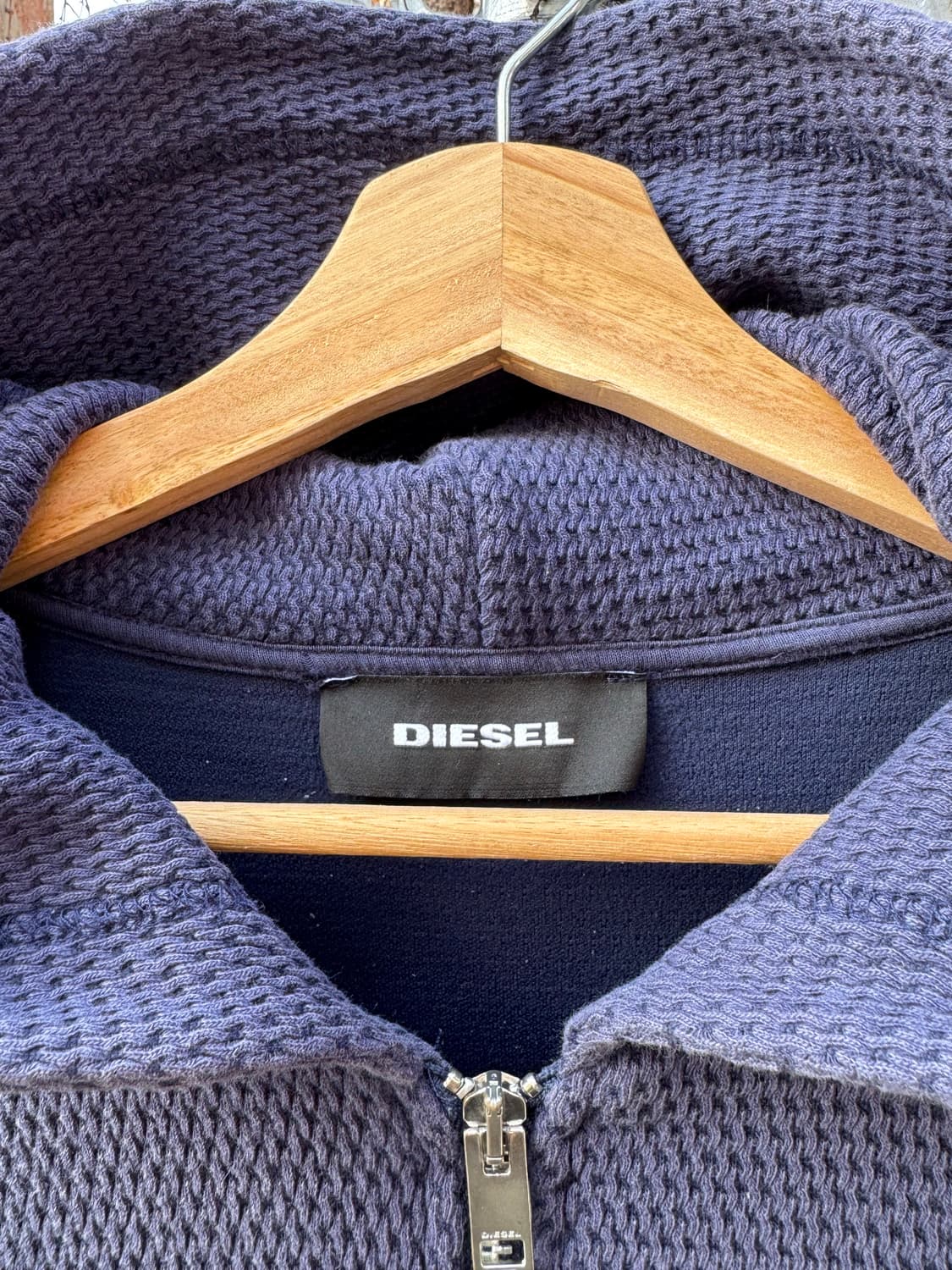 Diesel 디젤 와플 후드집업  상품이미지2