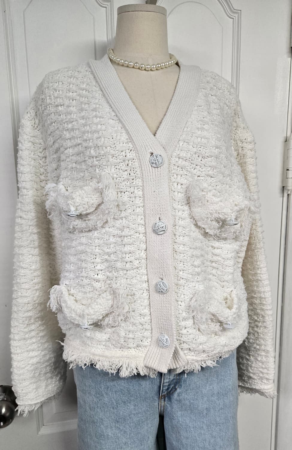 헬더 트위드가디건/세잔느 데님팬츠 상품이미지2