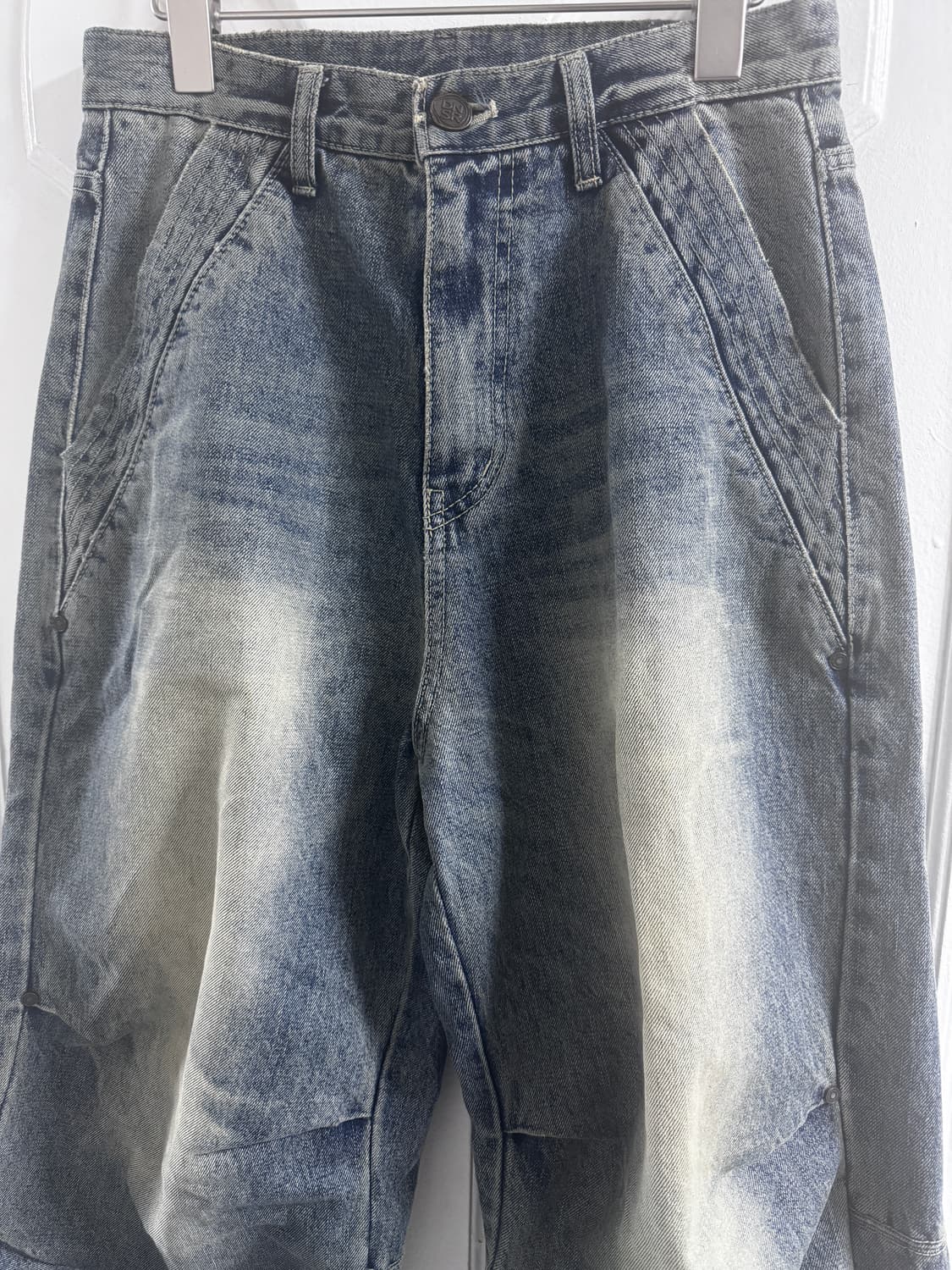 DNSR 파라슈트 와이드 데님 블루 S 사이즈 상품이미지1