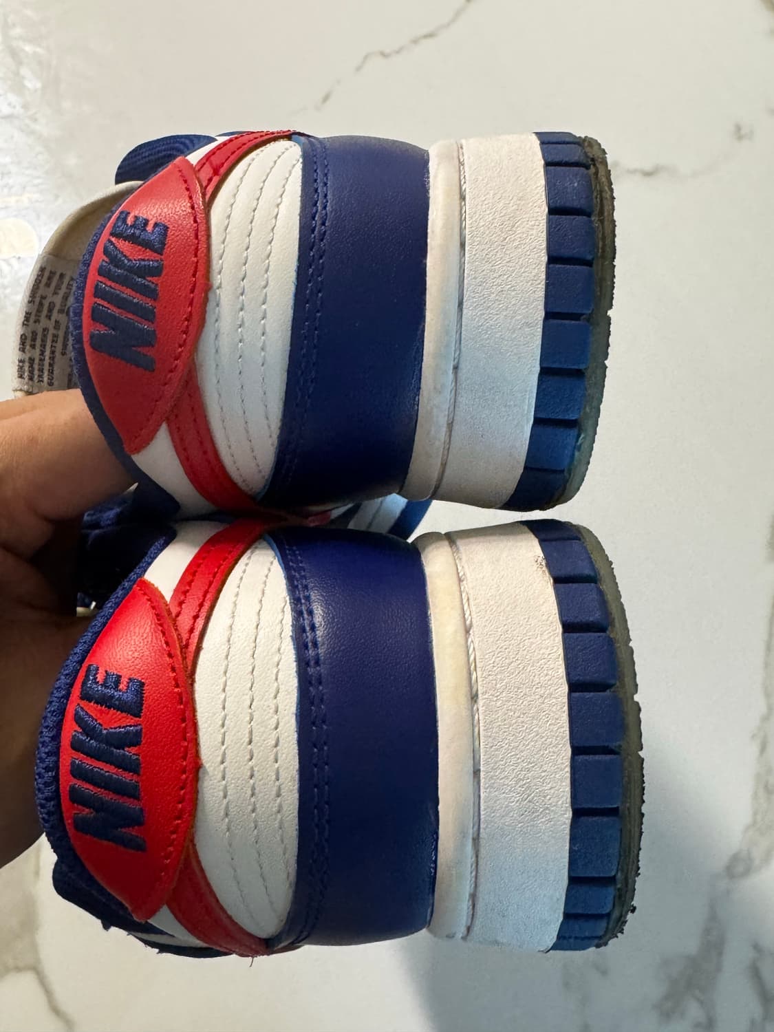 나이키 덩크로우 유니버시티화이트레드 size 265 상품이미지4