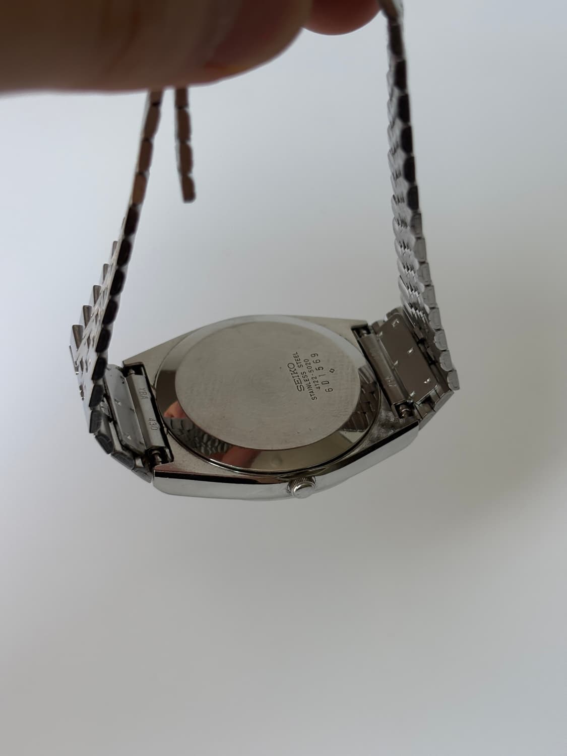 1980s Emblem Navy Dial Square Quartz 상품이미지7