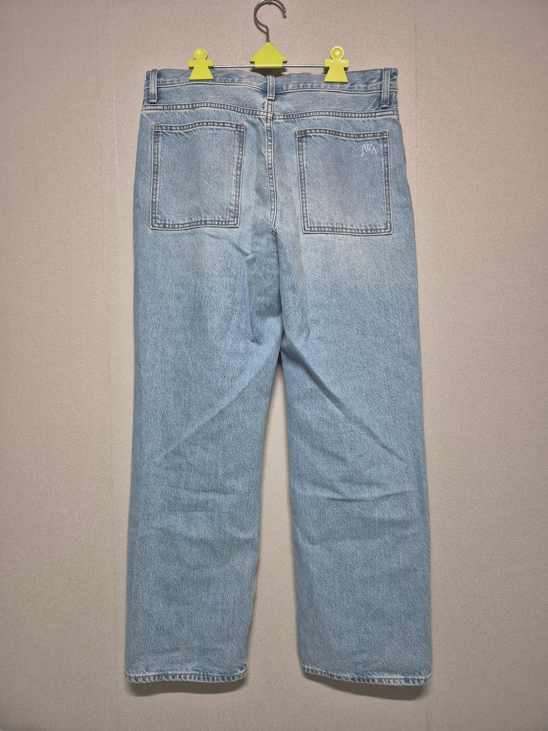 유니클로 JWA 스트레이트진 63블루 34사이즈입니다. 상품이미지2