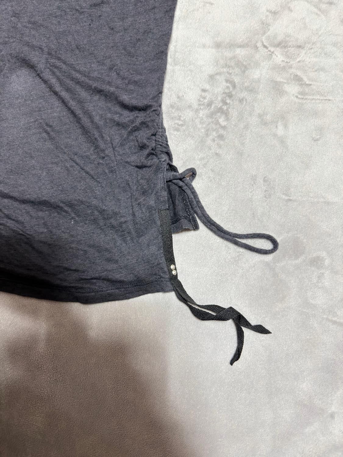 KMRII LACE UP PRINTING T SHIRT 1 상품이미지4