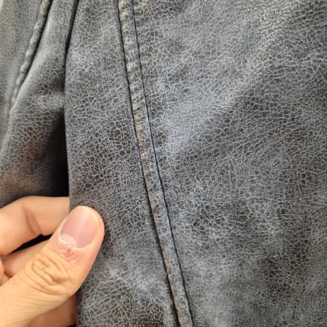 ZARA 라이더 자켓 그레이 M 상품이미지5