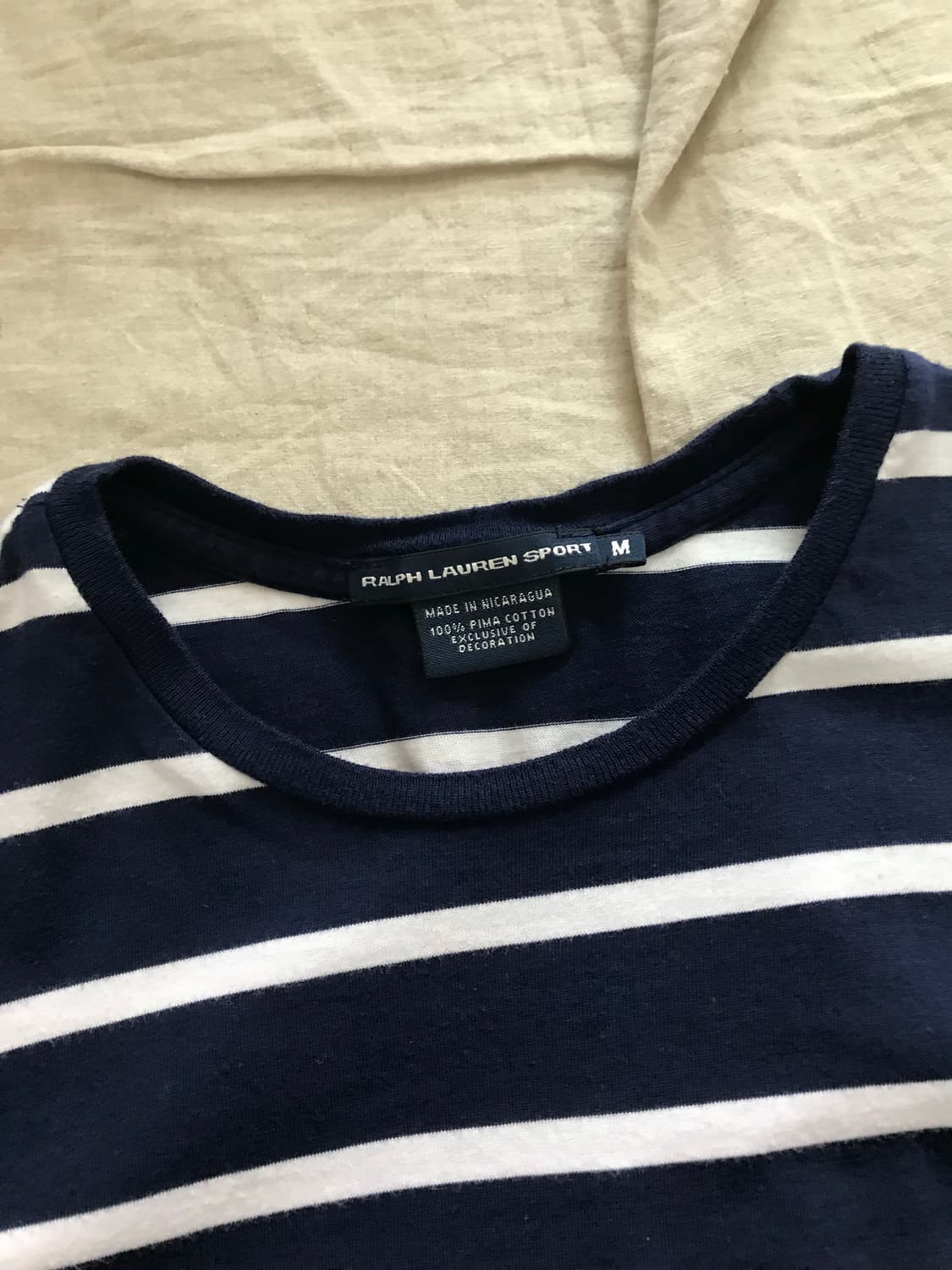 폴로 랄프로렌 스포츠 포니로고 스트라이프 반팔 상품이미지7