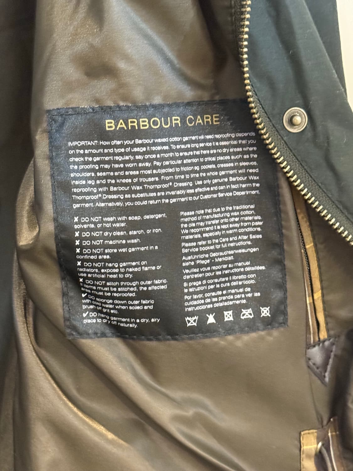 바버 Babour 왁스 자켓 여성 UK8 (55/S) 상품이미지4