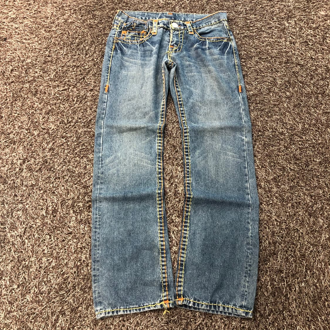 트루릴리전 빌리 슈퍼티 스티치 데님 팬츠 상품이미지2