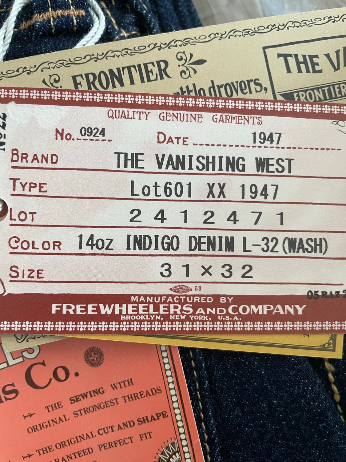 프리휠러스 1947 새제품 상품이미지2