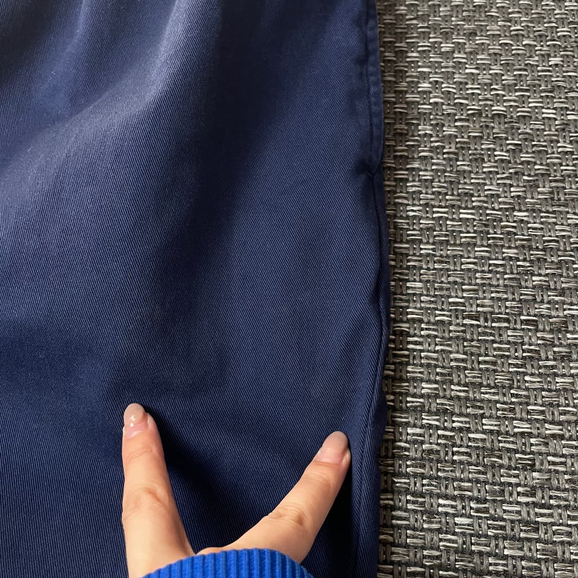 (36) 폴로랄프로렌 네이비 핀턱 코튼 팬츠 상품이미지5