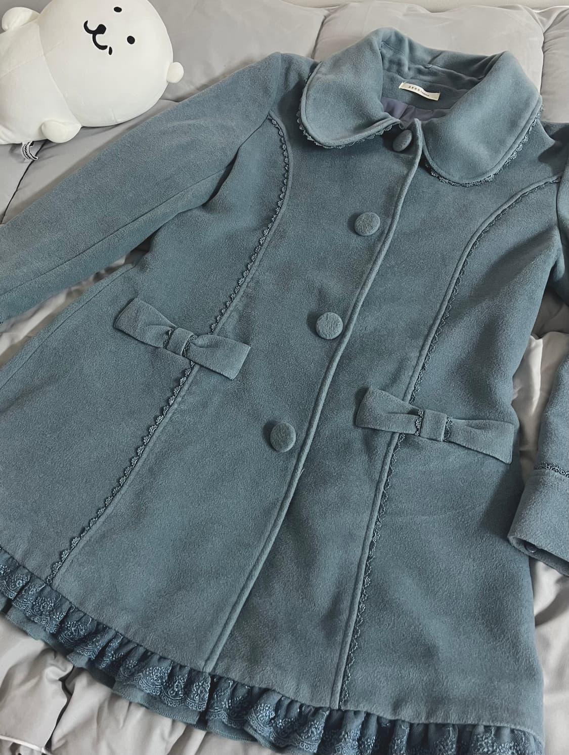 엑시즈팜 미디 리본 코트 페어리 상품이미지2