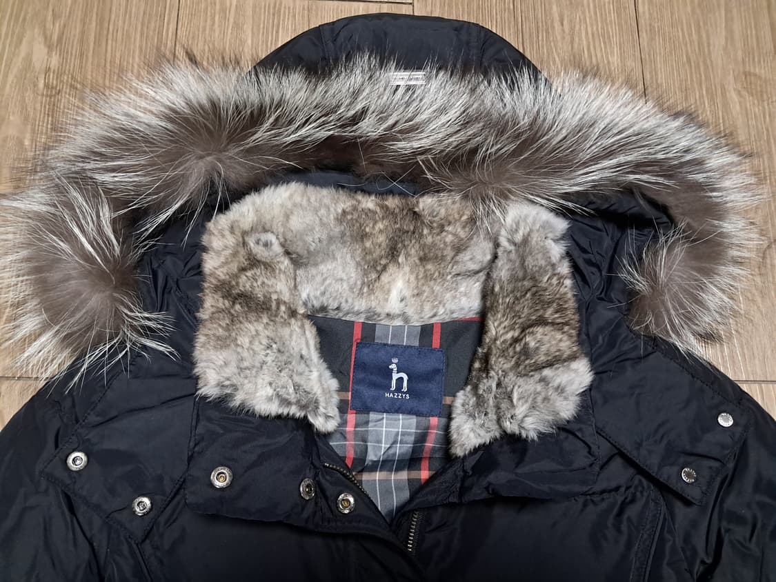 헤지스 폭스퍼 롱패딩 85 상품이미지5